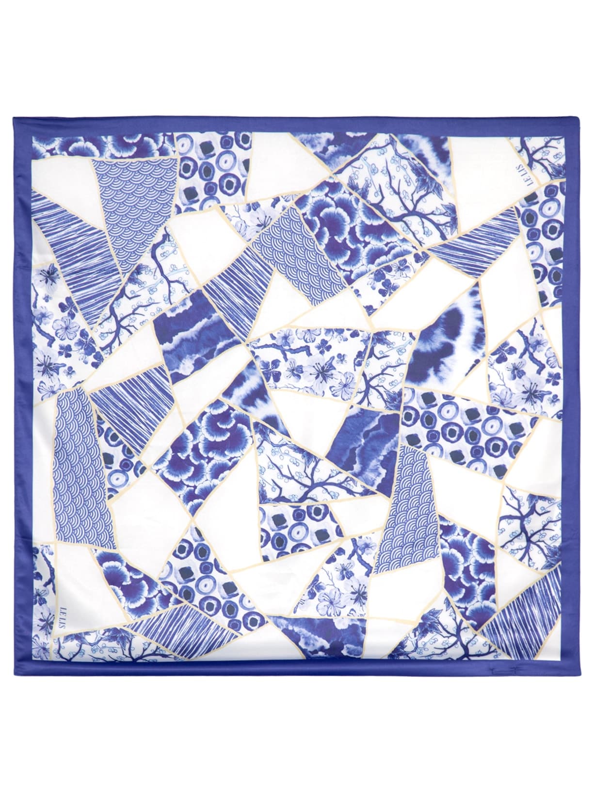 Lenço Feminino Japão - Azul