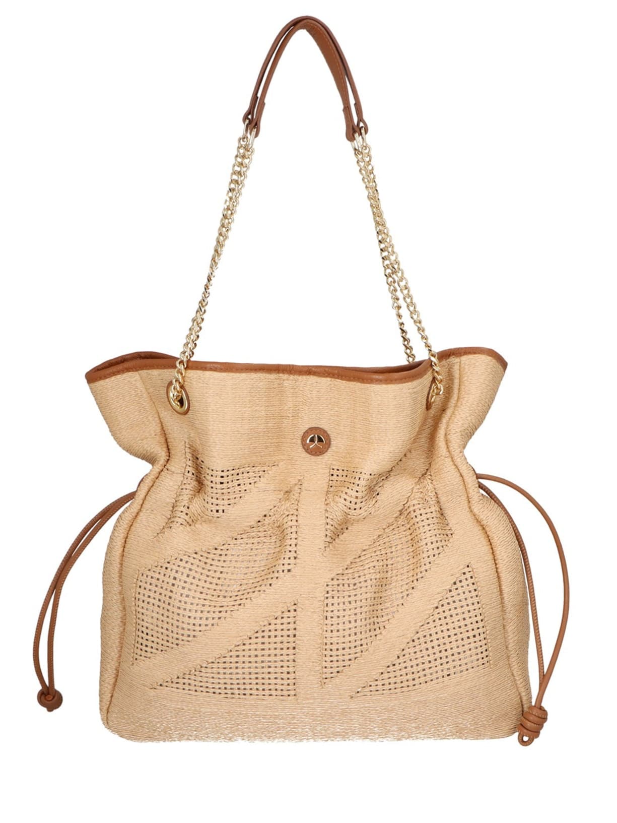Bolsa De Ombro Feminina Cabedal Viena - Bege