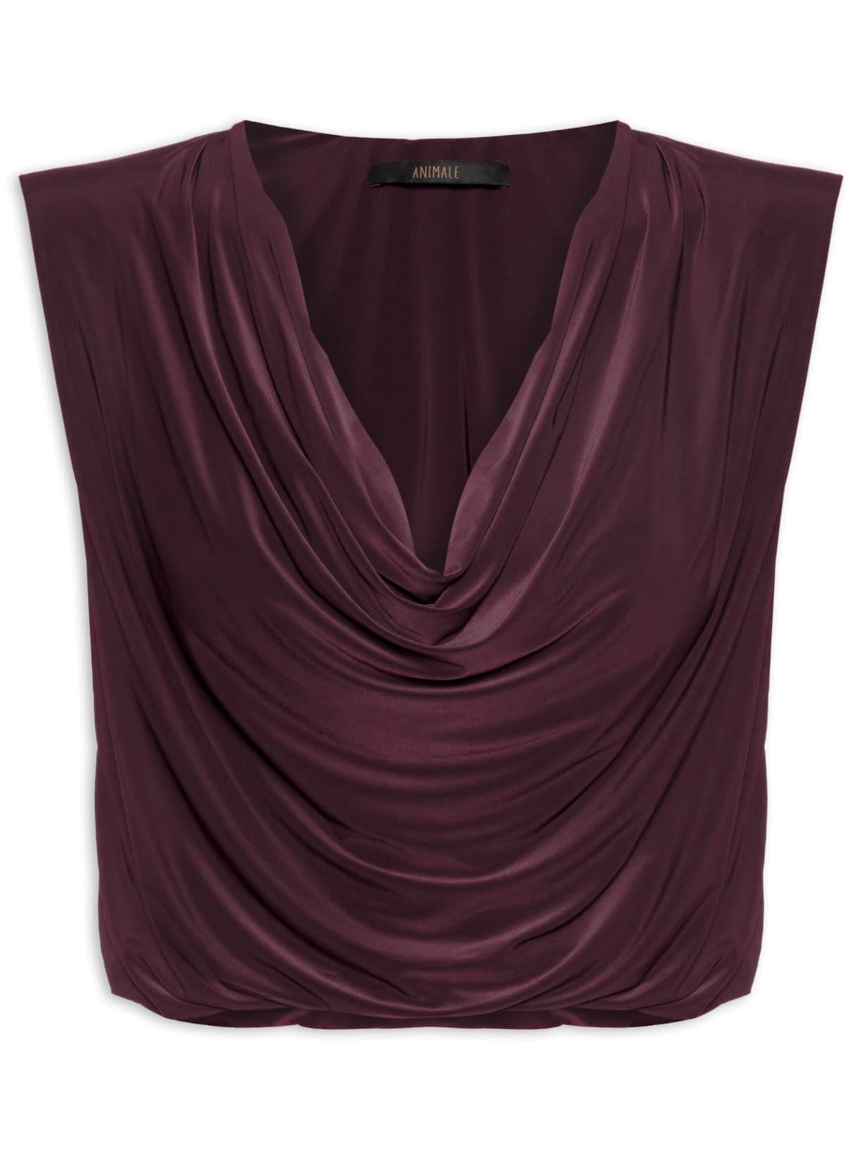 Blusa Feminina Decote Degagê – Roxo