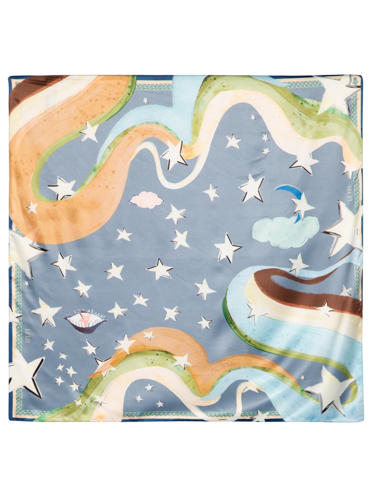Lenço Feminino Mystic I - Azul